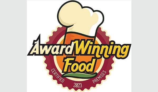 Award Winning Food – Certified 2023 Premises